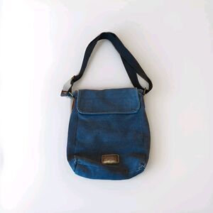 Cargoit Cross Body Bag Purse Black Gray Canvas Utility Zipper Pockets